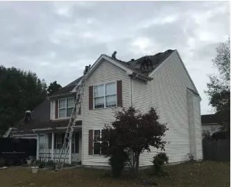 Emergency roof installation for residential properties in Conway, NC by NC Roof Connection