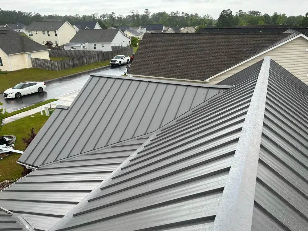 Emergency roof replacement in Magnolia, NC by N&E American Construction
