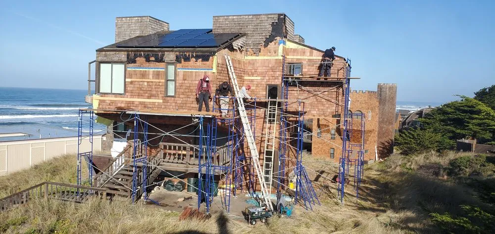 Slide of Neighbor's Roofing