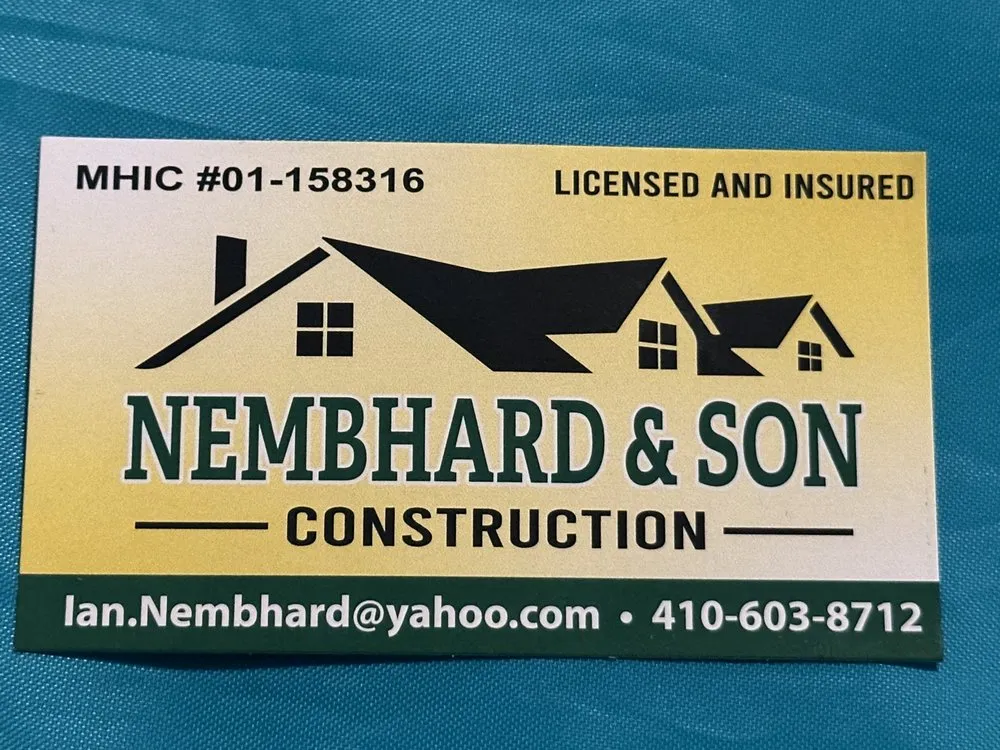 Slide of Nembhard & Son Construction