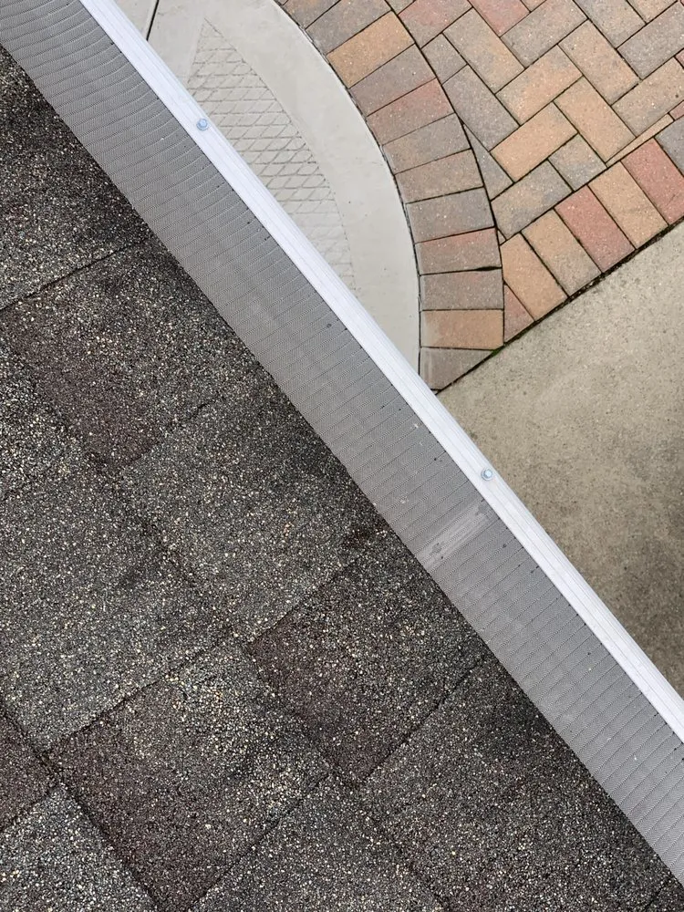 Slide of Never Clog Gutters