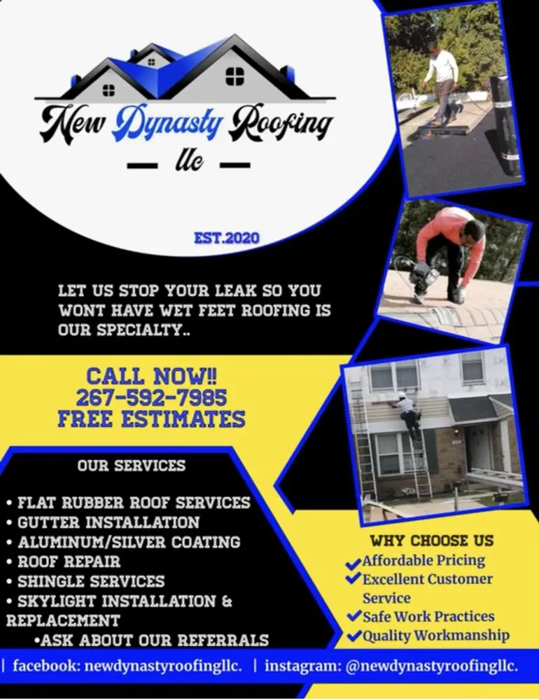 Slide of New Dynasty Roofing