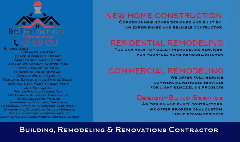 Slide of New Edge Construction