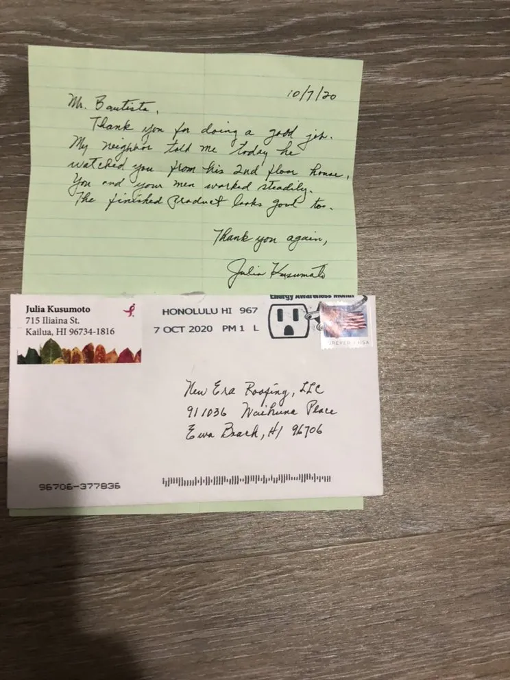 Slide of New Era Roofing