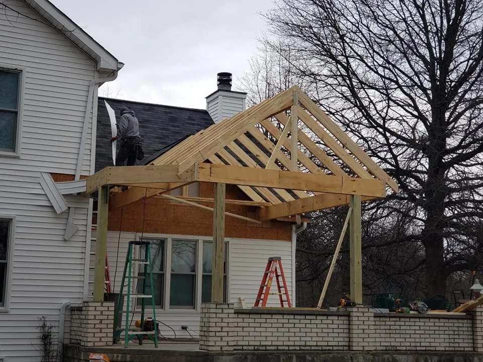 Local metal roofing installation in Saint Joe, IN - New Horizon Quality Const