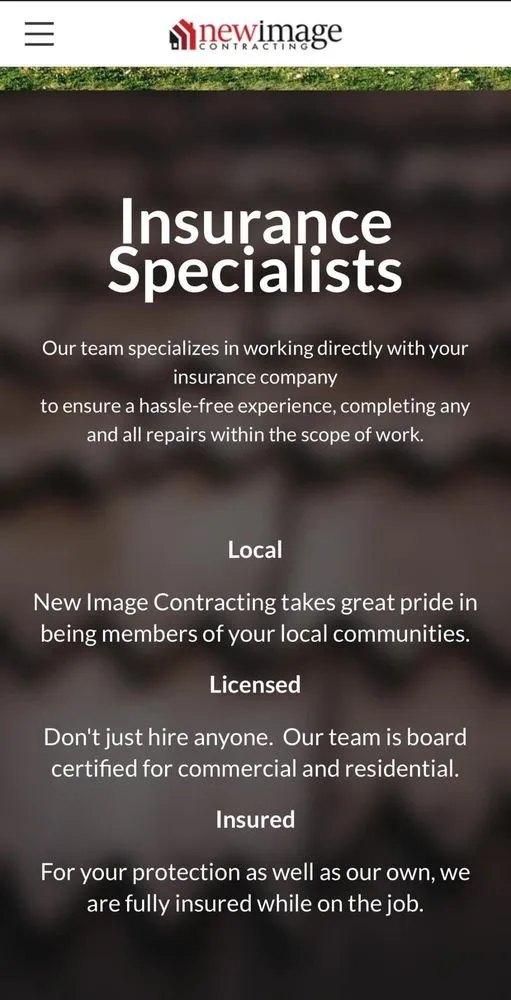 Slide of New Image Contracting