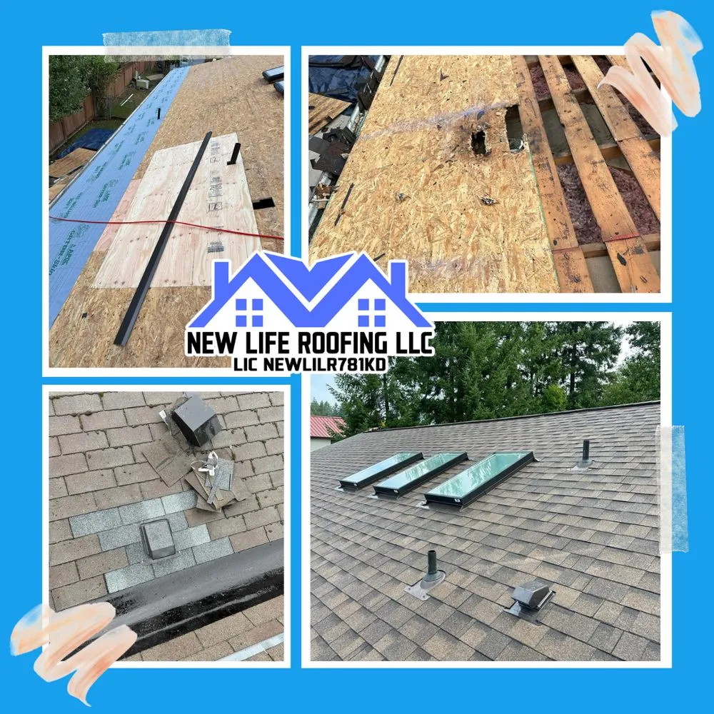 Slide of New Life Roofing