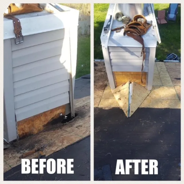 Slide of New Look Roofing