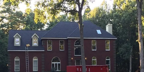 Slide of New Roof Installation