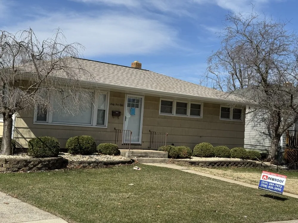 Slide of New Roof Roofing & Restoration