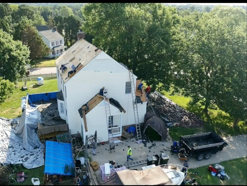 Slide of New School Professional Roofers