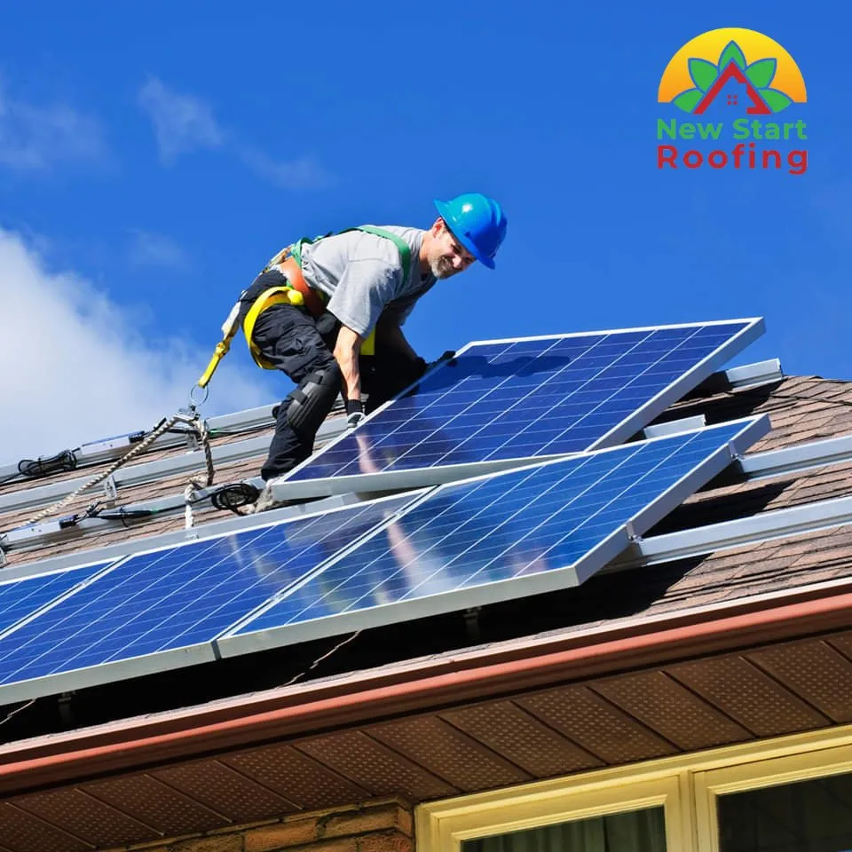 Slide of New Start Roofing