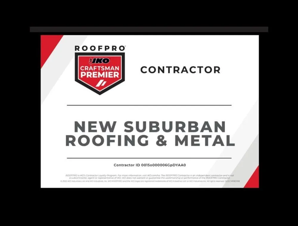 Slide of New Suburban Roofing & Metal