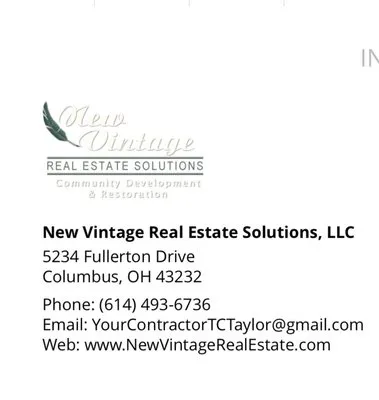 New Vintage Real Estate Solutions Logo