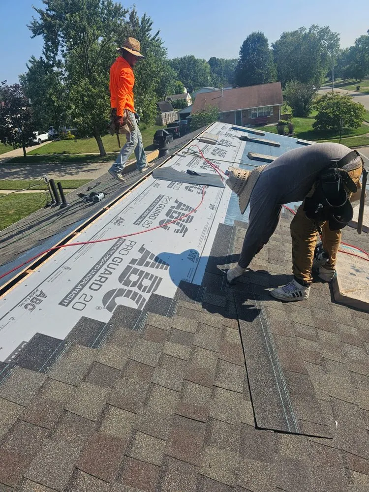 Emergency roof installation in West Chester Township, OH - Newborn Construction