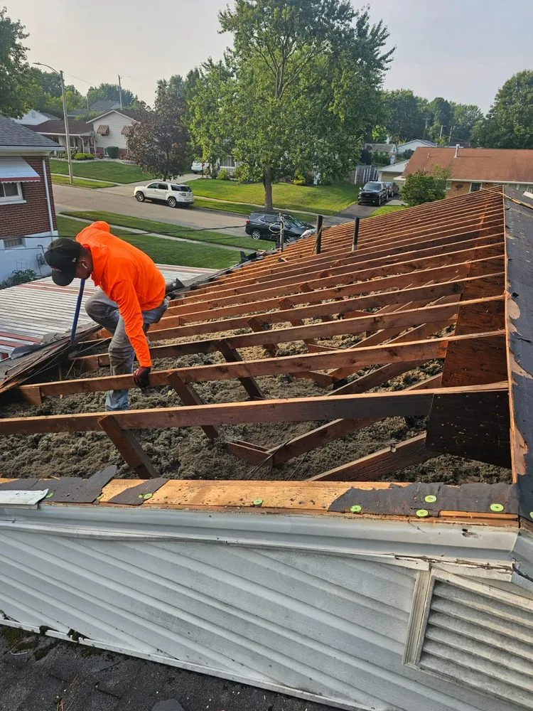 Local shingle roofing service after storm damage in West Chester Township, OH by Newborn Construction