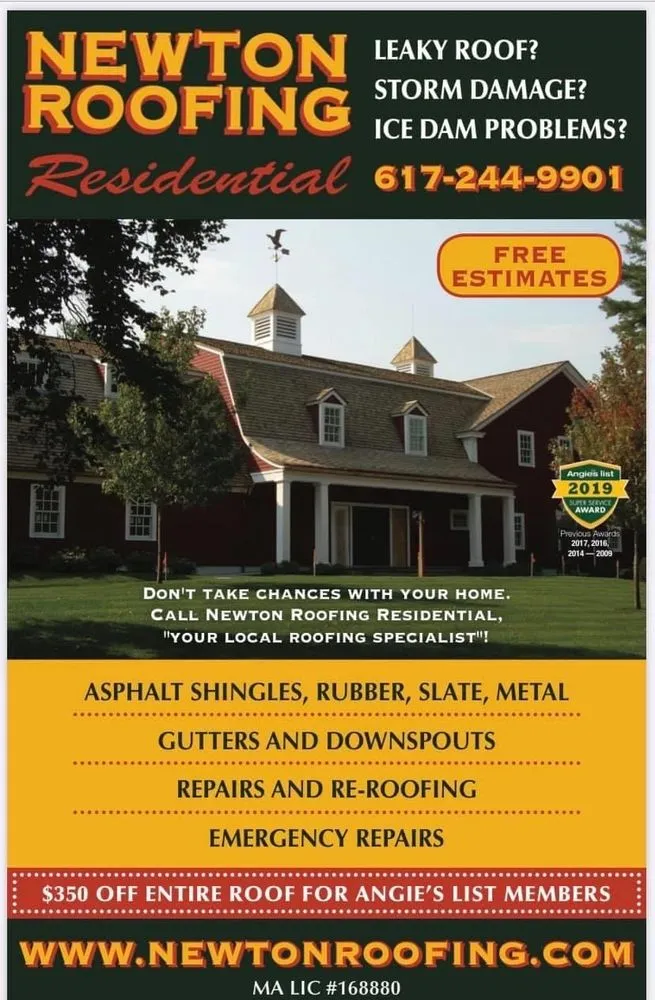 Slide of Newton Roofing Residential