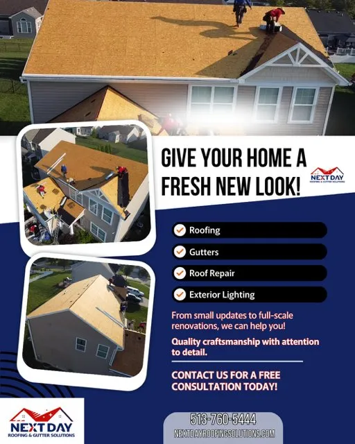 Slide of Next Day Roofing & Gutter Solutions