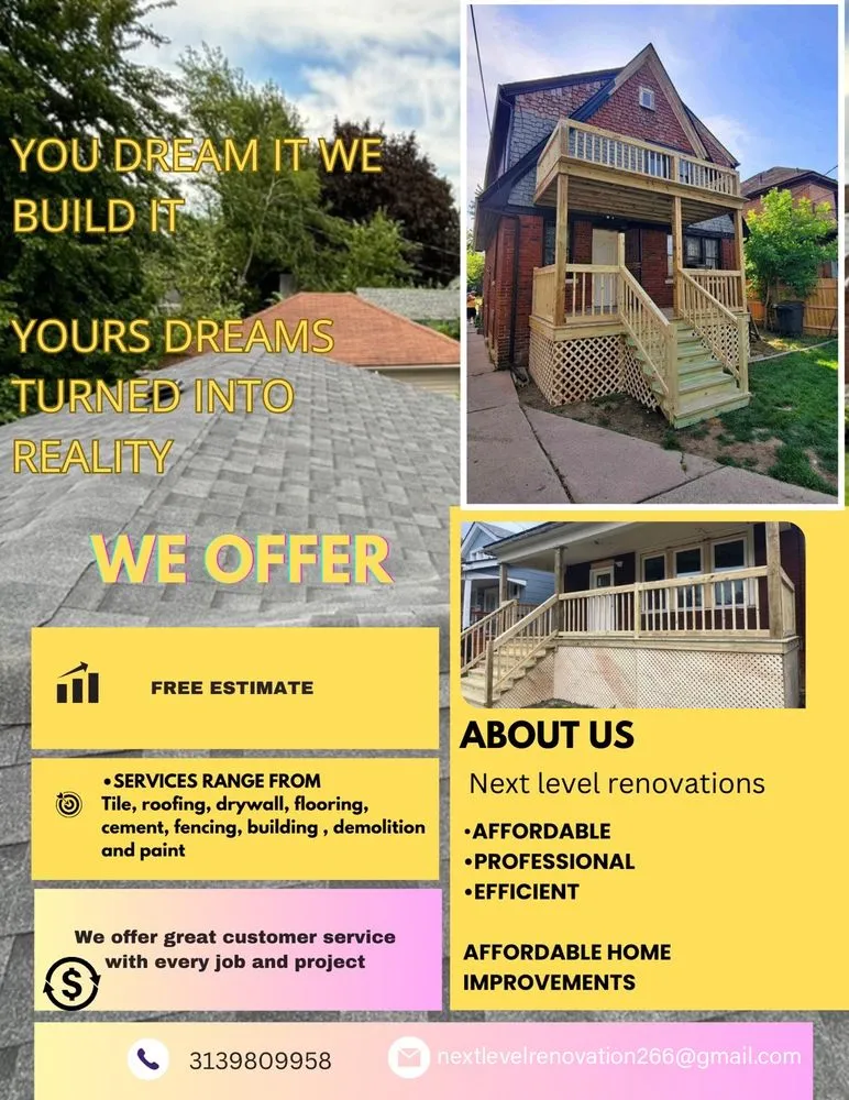 Slide of Next Level Renovations