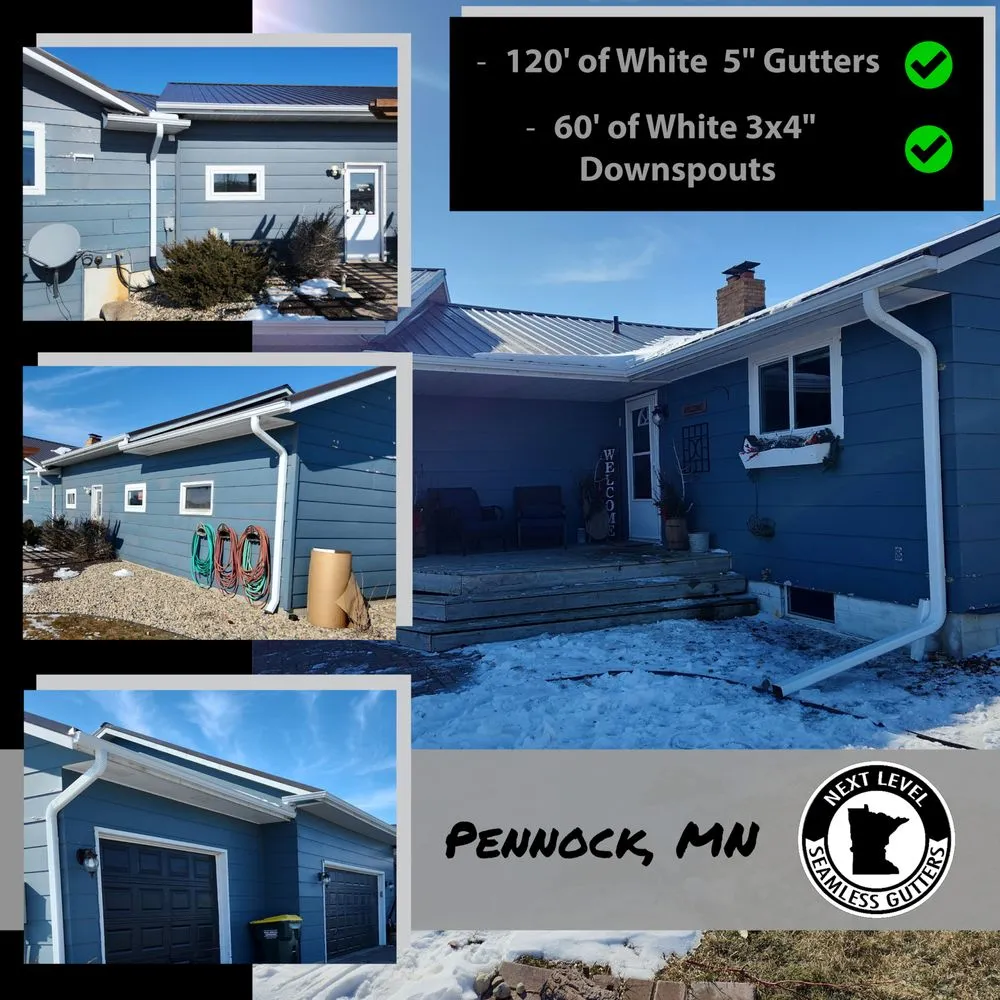Slide of Next Level Seamless Gutters Exteriors