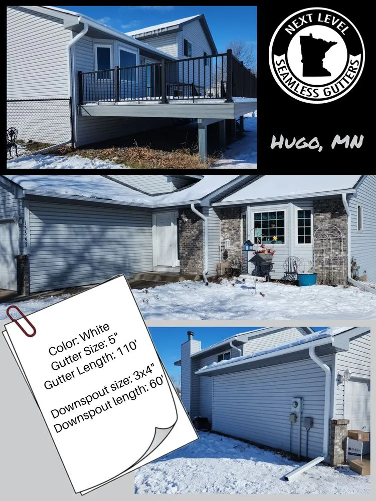 Slide of Next Level Seamless Gutters Exteriors