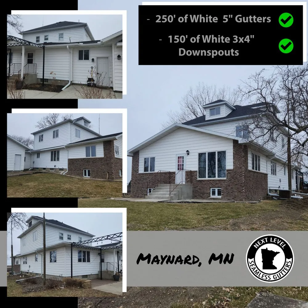 Slide of Next Level Seamless Gutters Exteriors