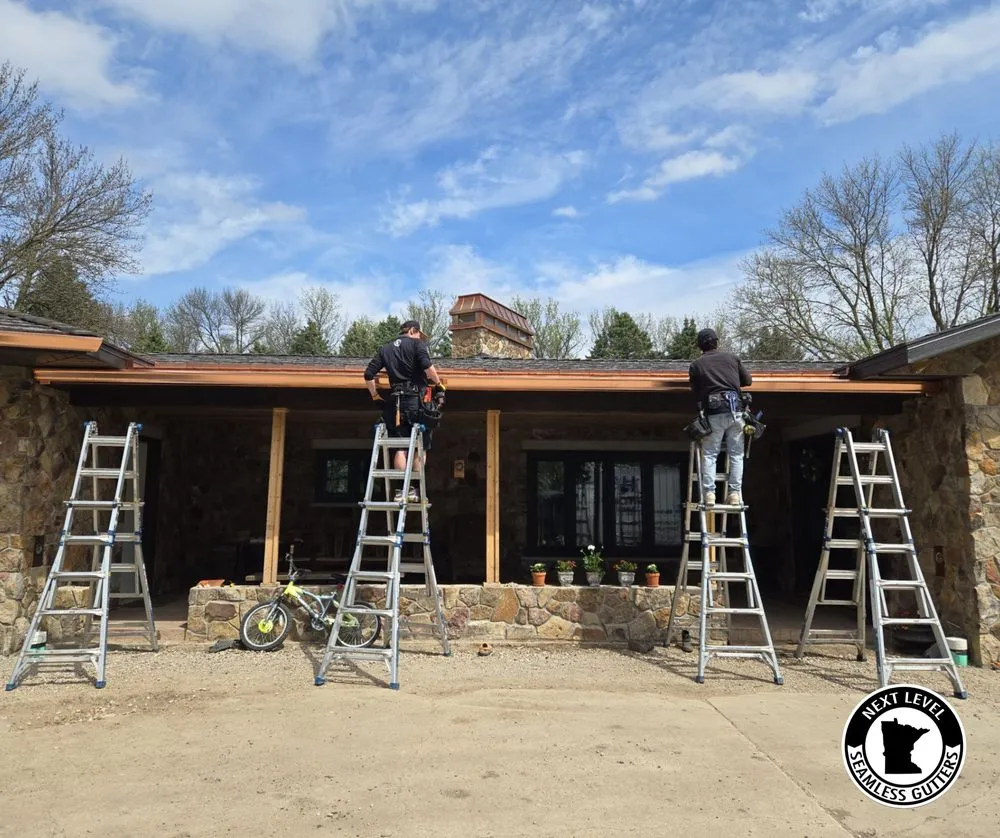 Slide of Next Level Seamless Gutters Exteriors