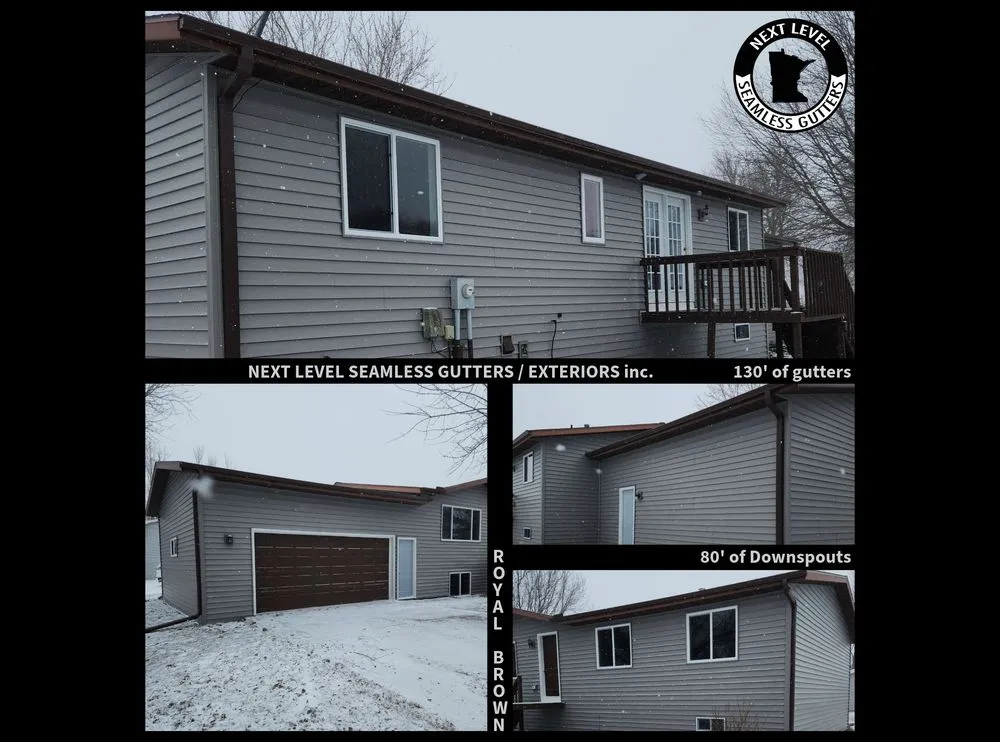 Slide of Next Level Seamless Gutters Exteriors
