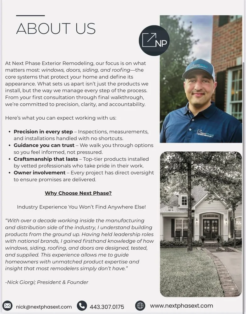 Slide of Next Phase Exterior Remodeling