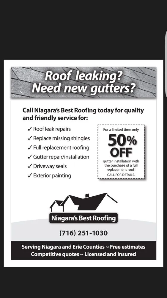 Slide of Niagara’s Best Roofing
