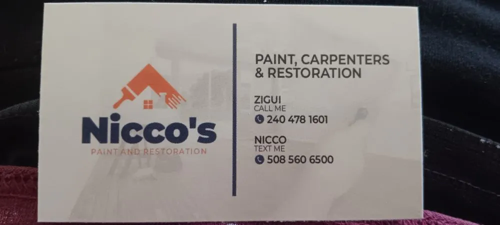Slide of Nicco's Paint and Restoration