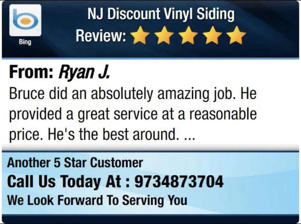 Slide of NJ Discount Vinyl Siding
