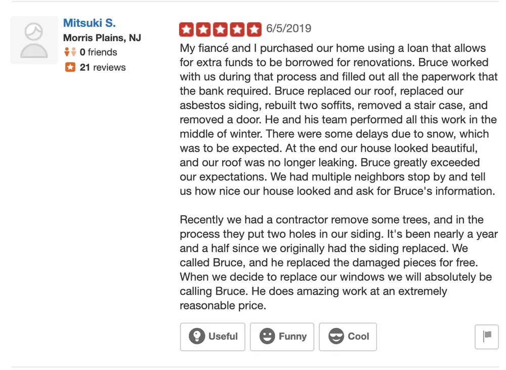 Slide of NJ Discount Vinyl Siding