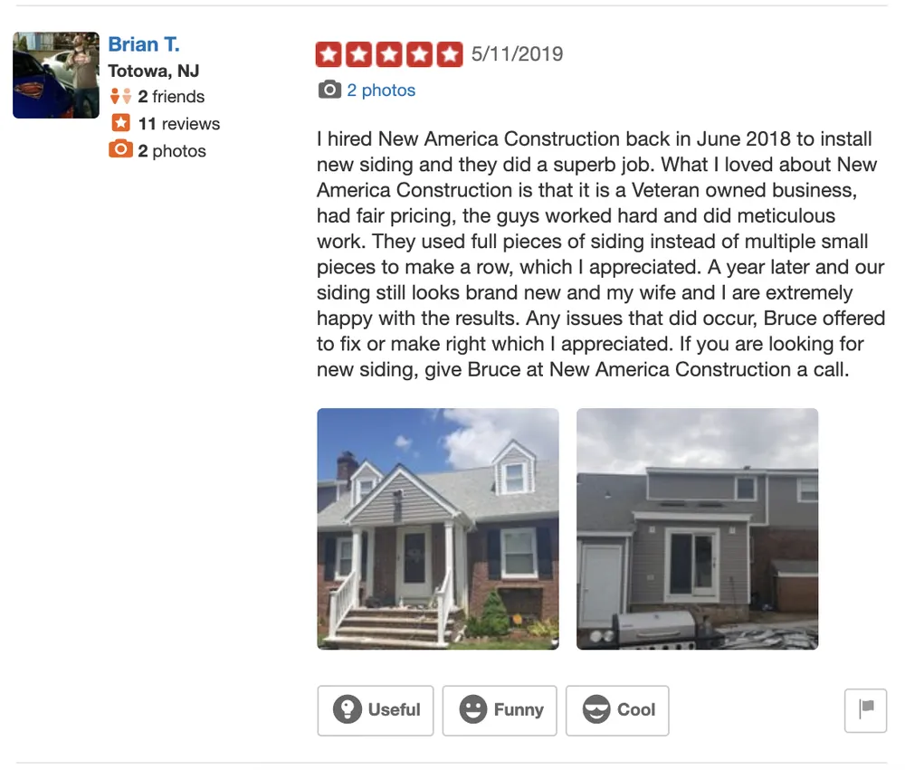 Slide of NJ Discount Vinyl Siding