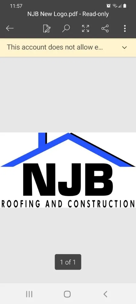 Slide of NJB Roofing