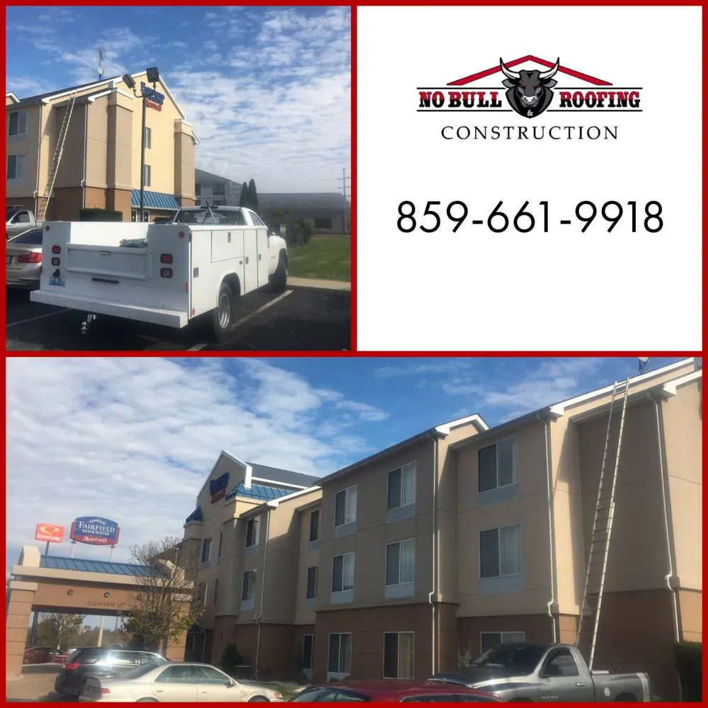 Slide of No Bull Roofing Construction