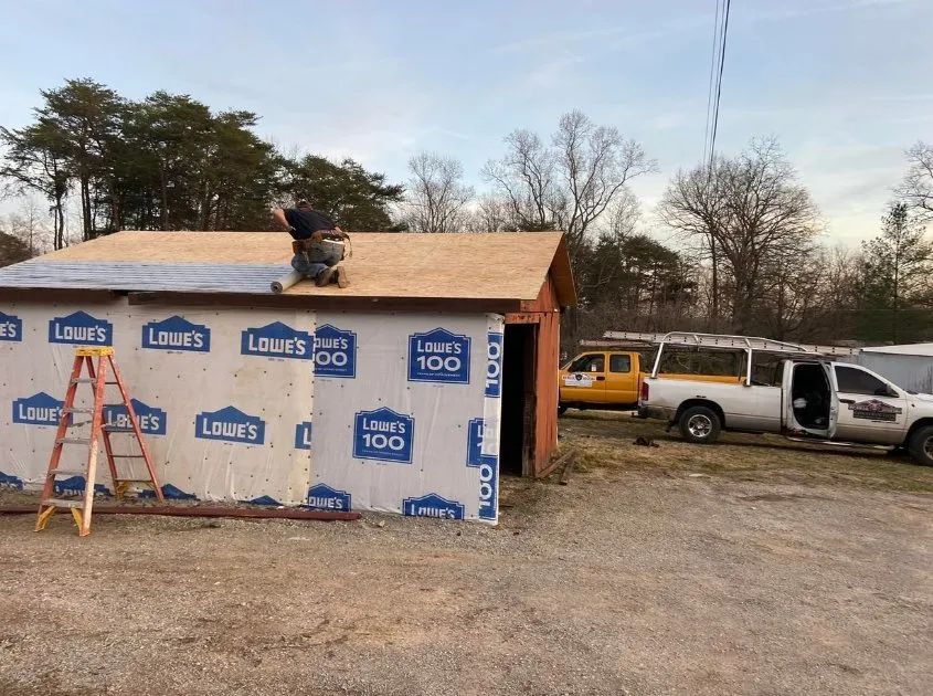 Slide of No Bull Roofing Construction