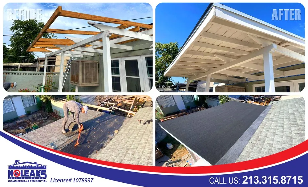 Slide of No Leaks Roofing