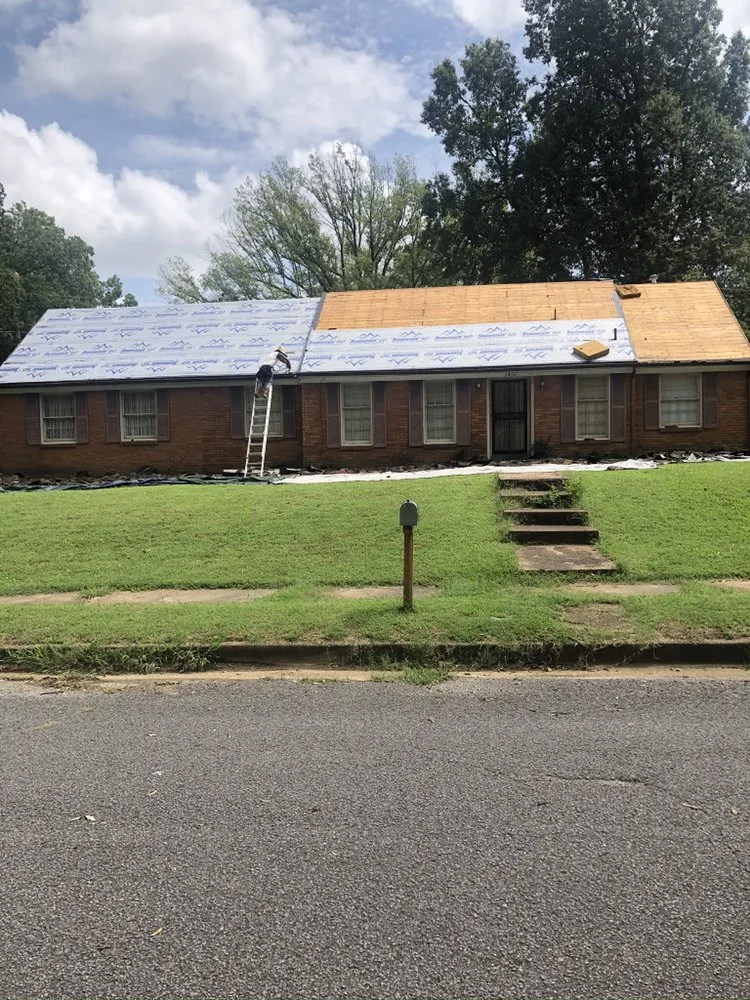 Slide of No Limit Roofing