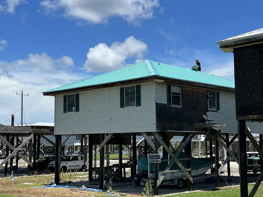 Slide of No Limit Roofing