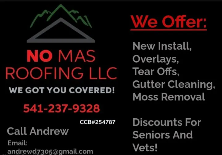 Slide of No Mas Roofing