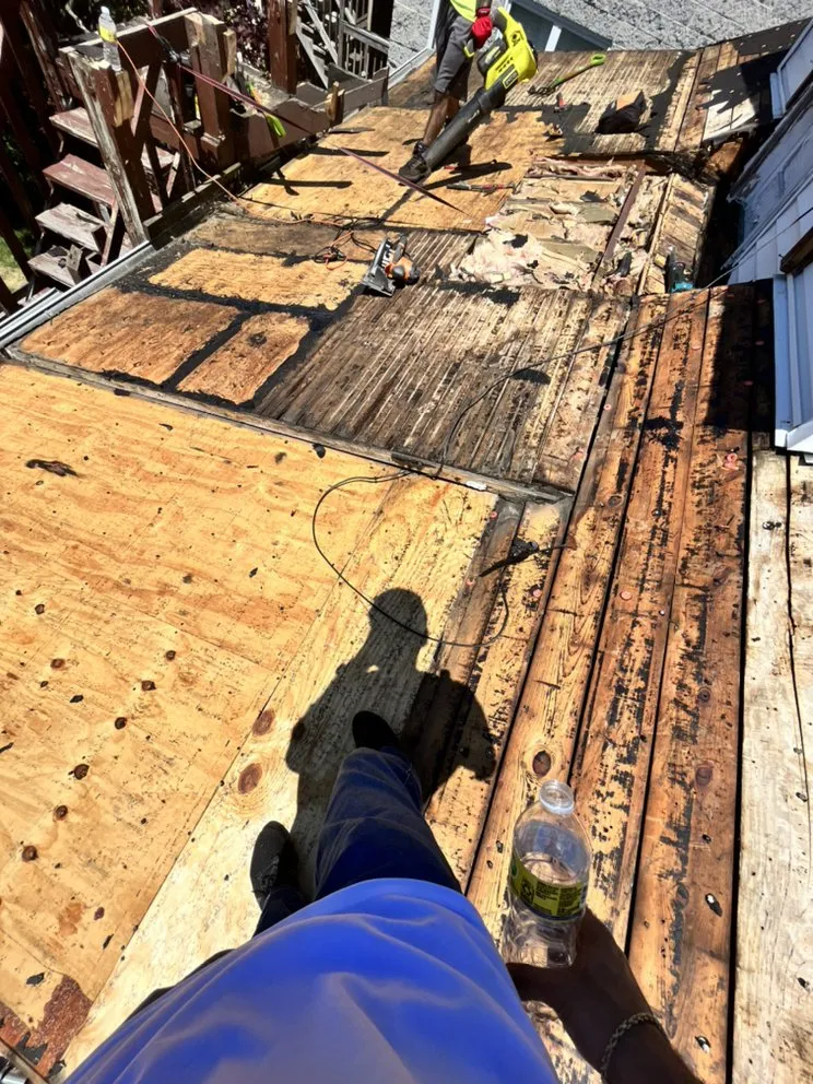 Slide of Noah’s roofing