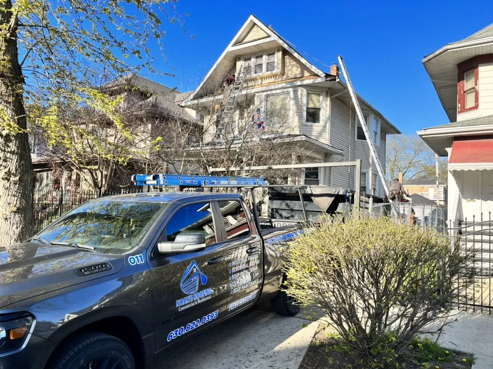 Slide of Noah’s roofing