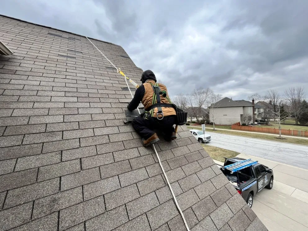 Slide of Noah’s roofing