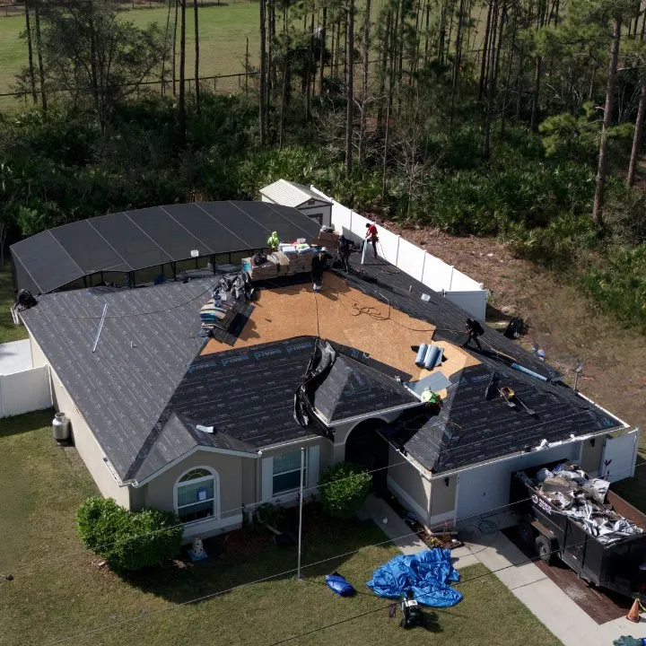 Slide of Noland's Roofing