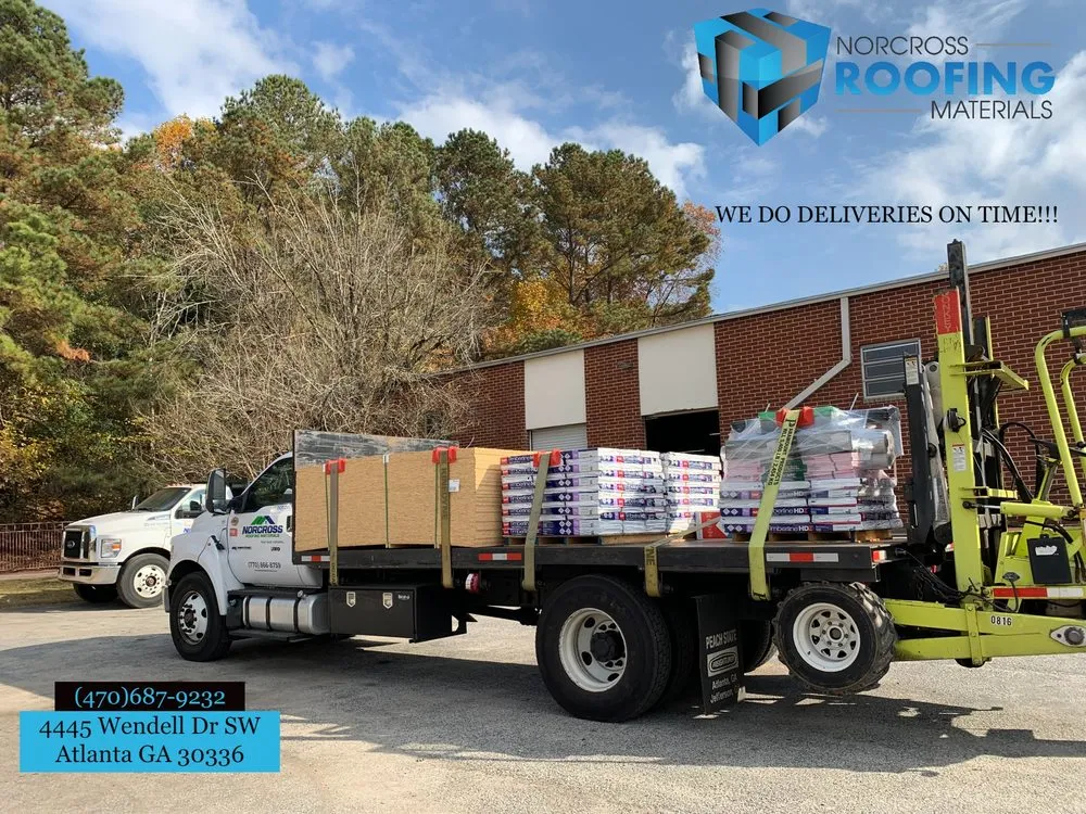 Slide of Norcross Roofing Materials - Atlanta