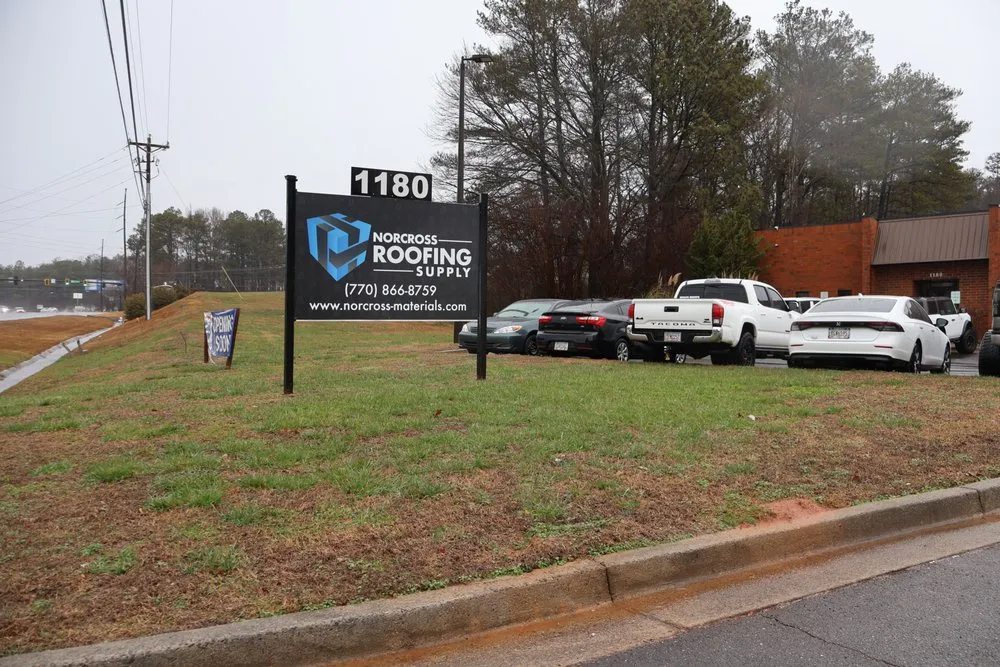 Slide of Norcross Roofing Materials
