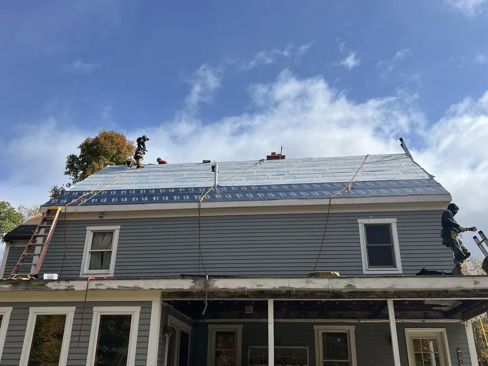 Emergency storm damage roof repair in Whitinsville Ma, MA by Nor'Easter Roofing