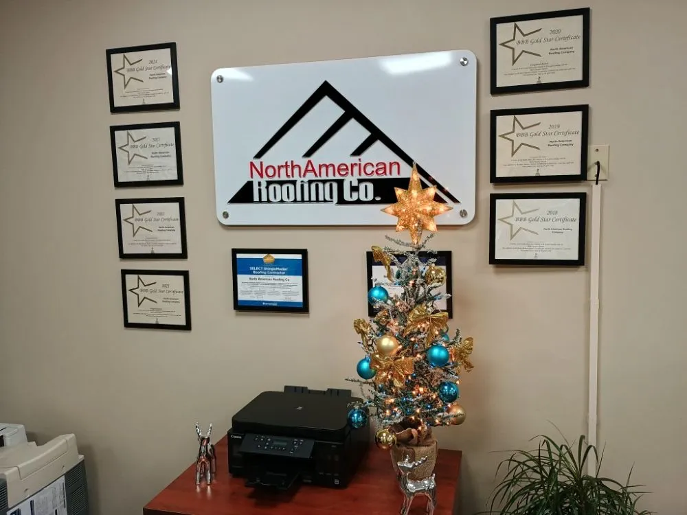 Slide of North American Roofing Company