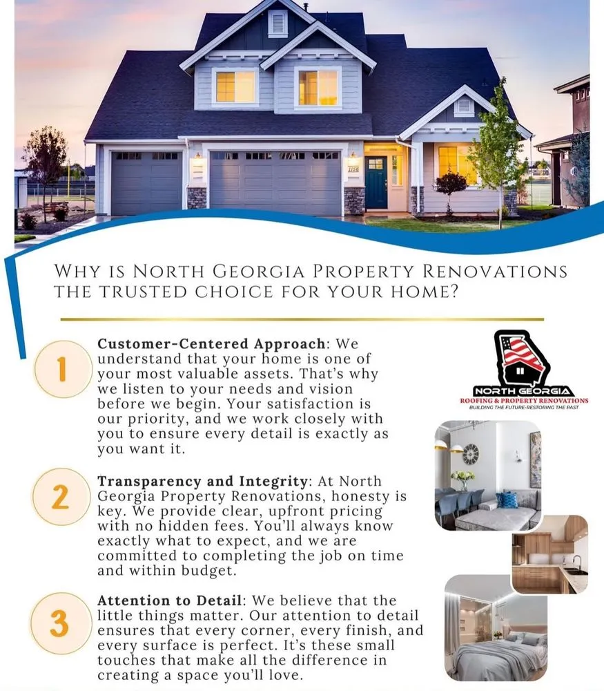 Slide of North Georgia Roofing and Property Renovation